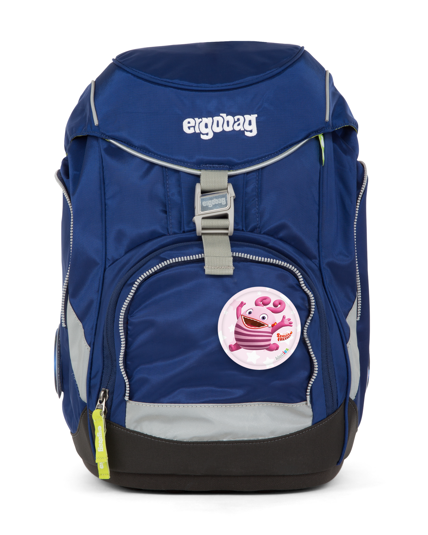 ergobag backpack with Sorgenfresser Frula Klettie