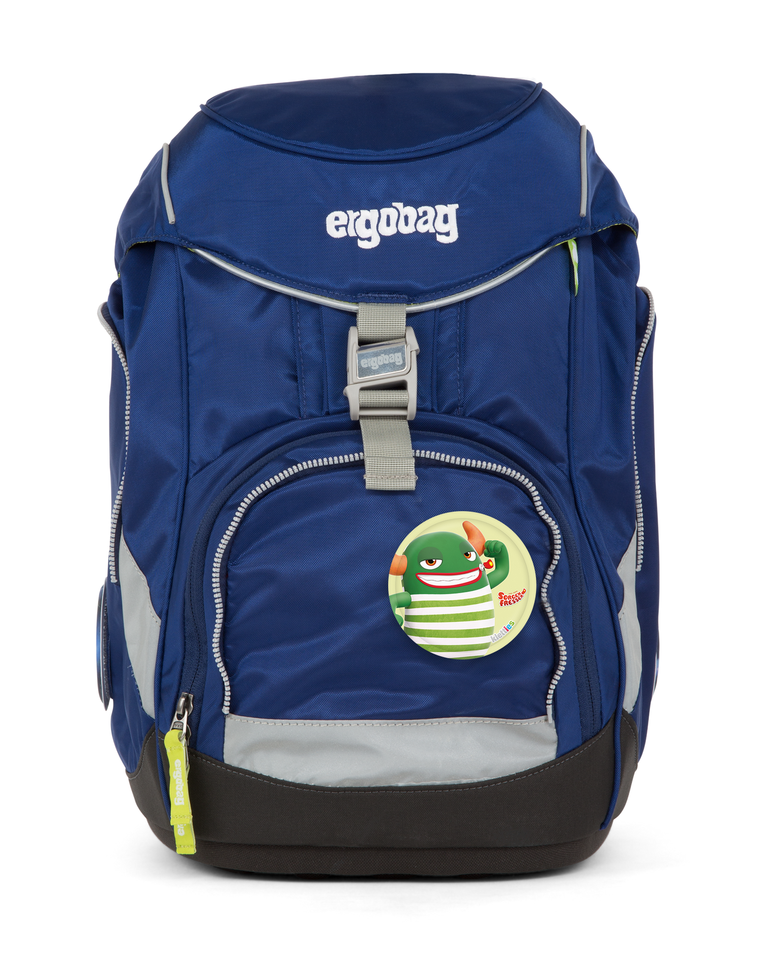ergobag backpack with Sorgenfresser Pat Klettie