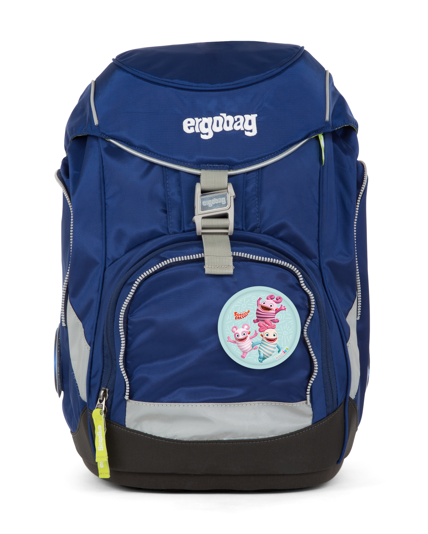 ergobag backpack with Sorgenfresser Happy Klettie