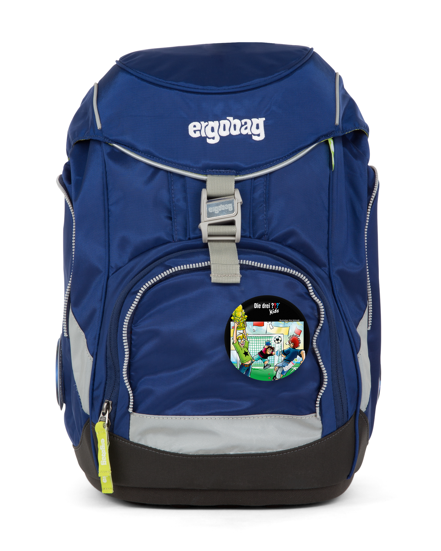 ergobag backpack with Die Drei Fragezeichen Spiel Klettie