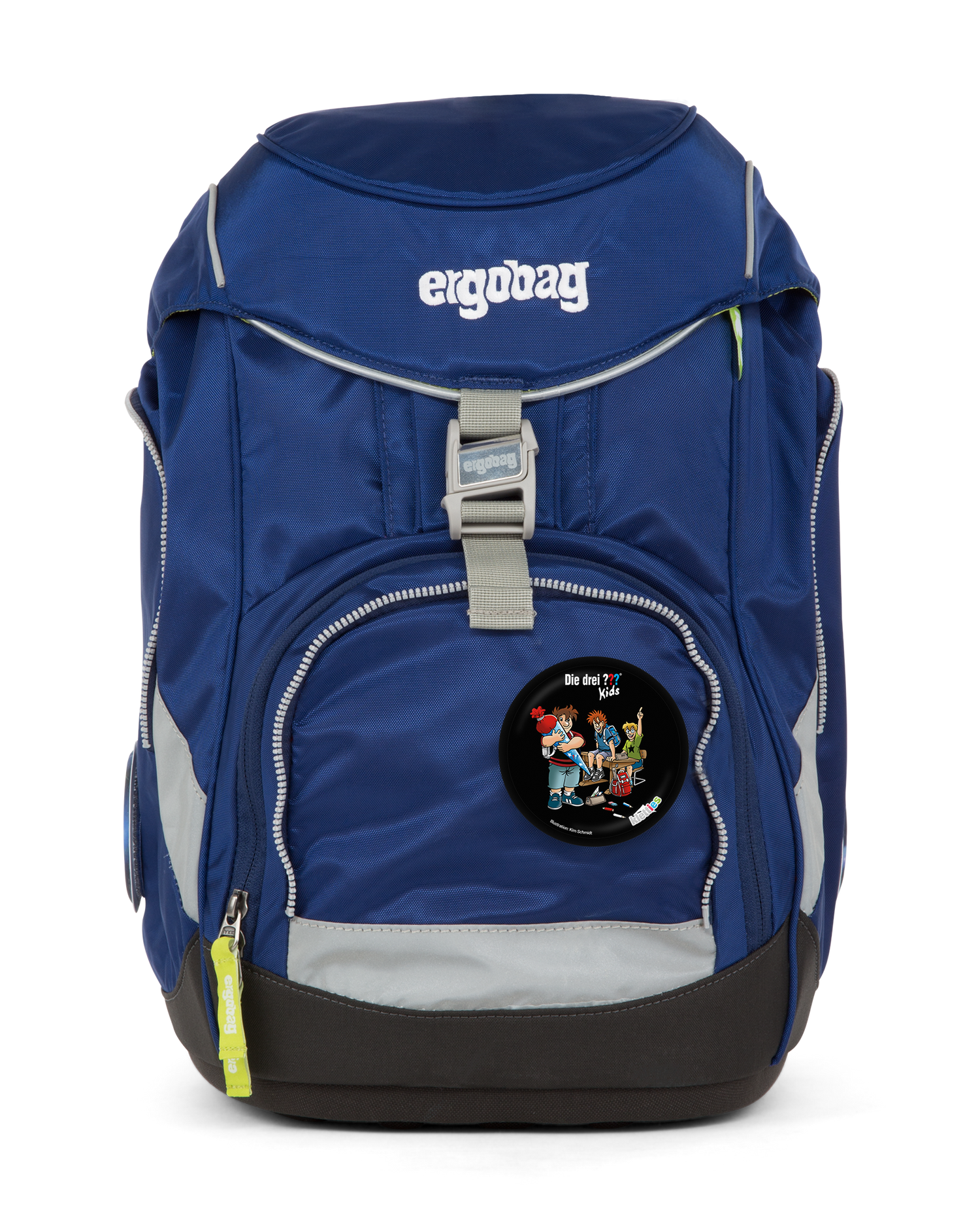 ergobag backpack with Die Drei Fragezeichen Schultuete Klettie