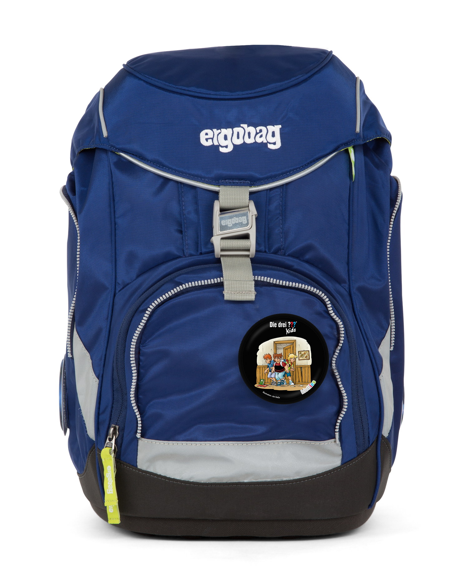 ergobag backpack with Die Drei Fragezeichen Schule Klettie