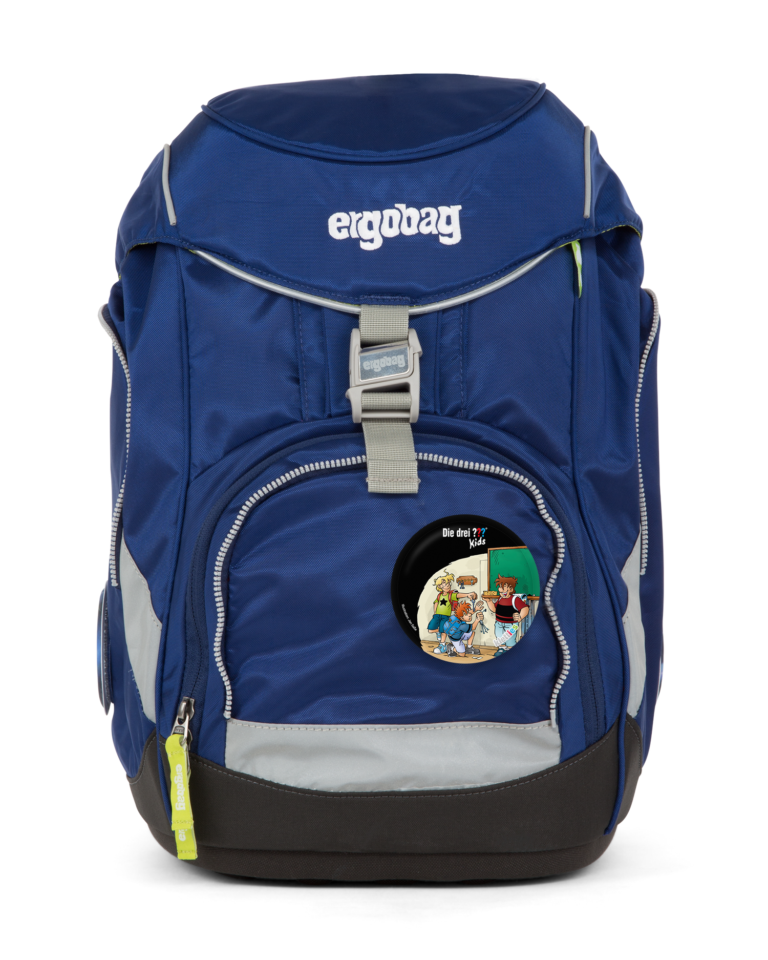 ergobag backpack with Die Drei Fragezeichen Klassenraum Klettie