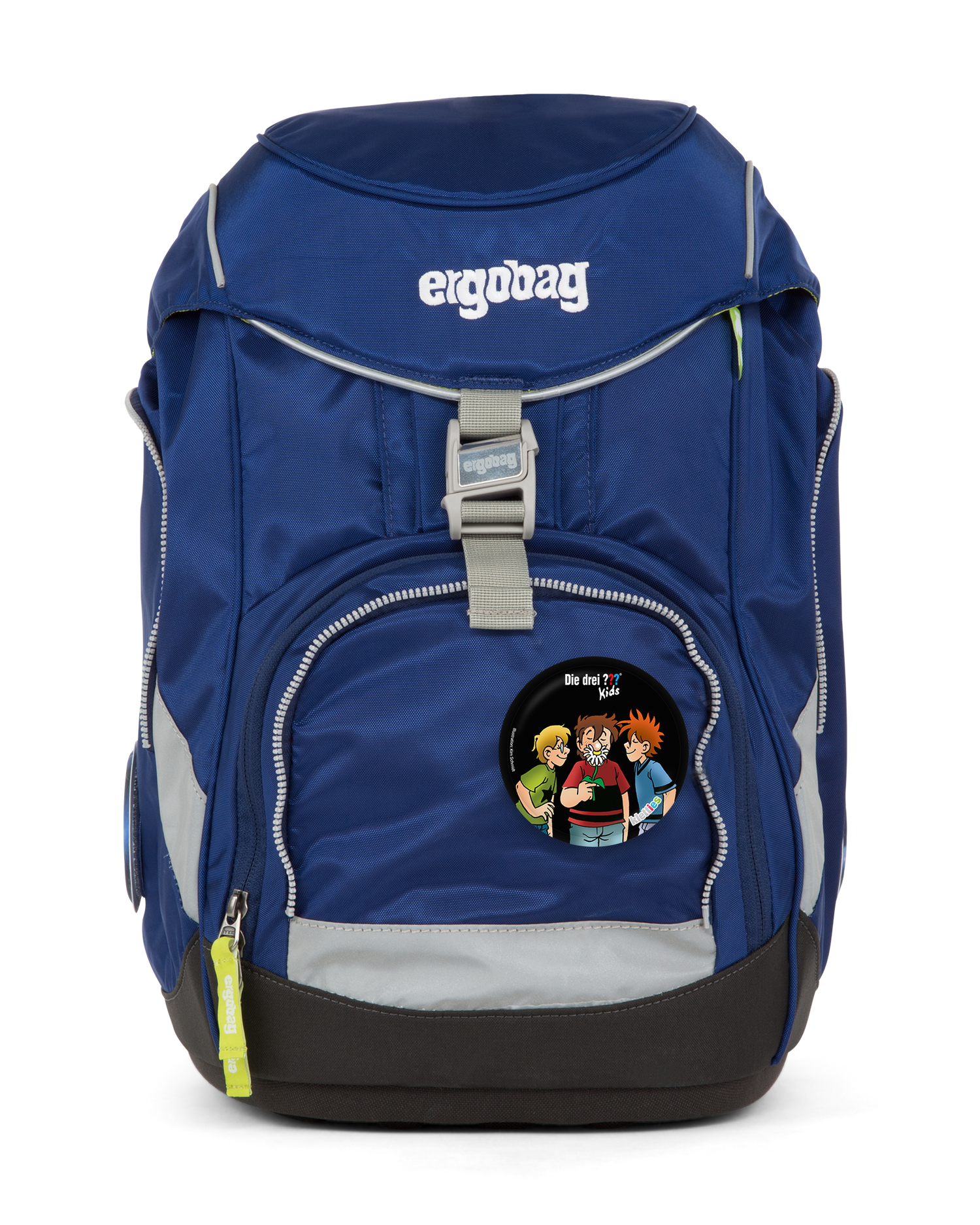 ergobag backpack with Die Drei Fragezeichen Blume Klettie