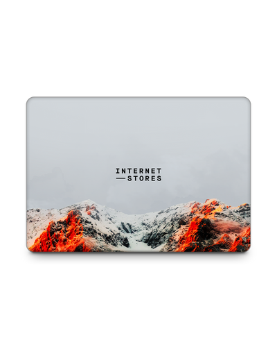 High Peak Laptop Skin for 15 inch Apple MacBooks: Front View