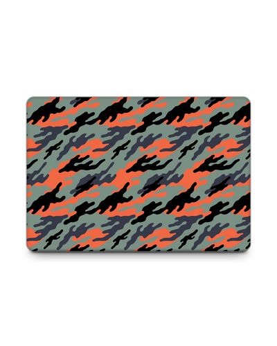 Camo Sunset Laptop Skin for 15 inch Apple MacBooks: Front View