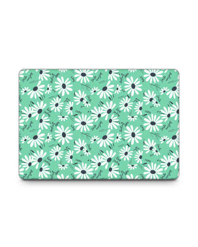 Positive Daisies Laptop Skin for 15 inch Apple MacBooks: Front View