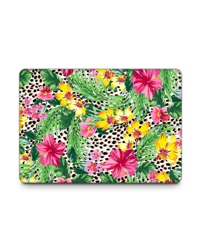 Tropical Cheetah Laptop Skin for 13 inch Apple MacBooks: Front View