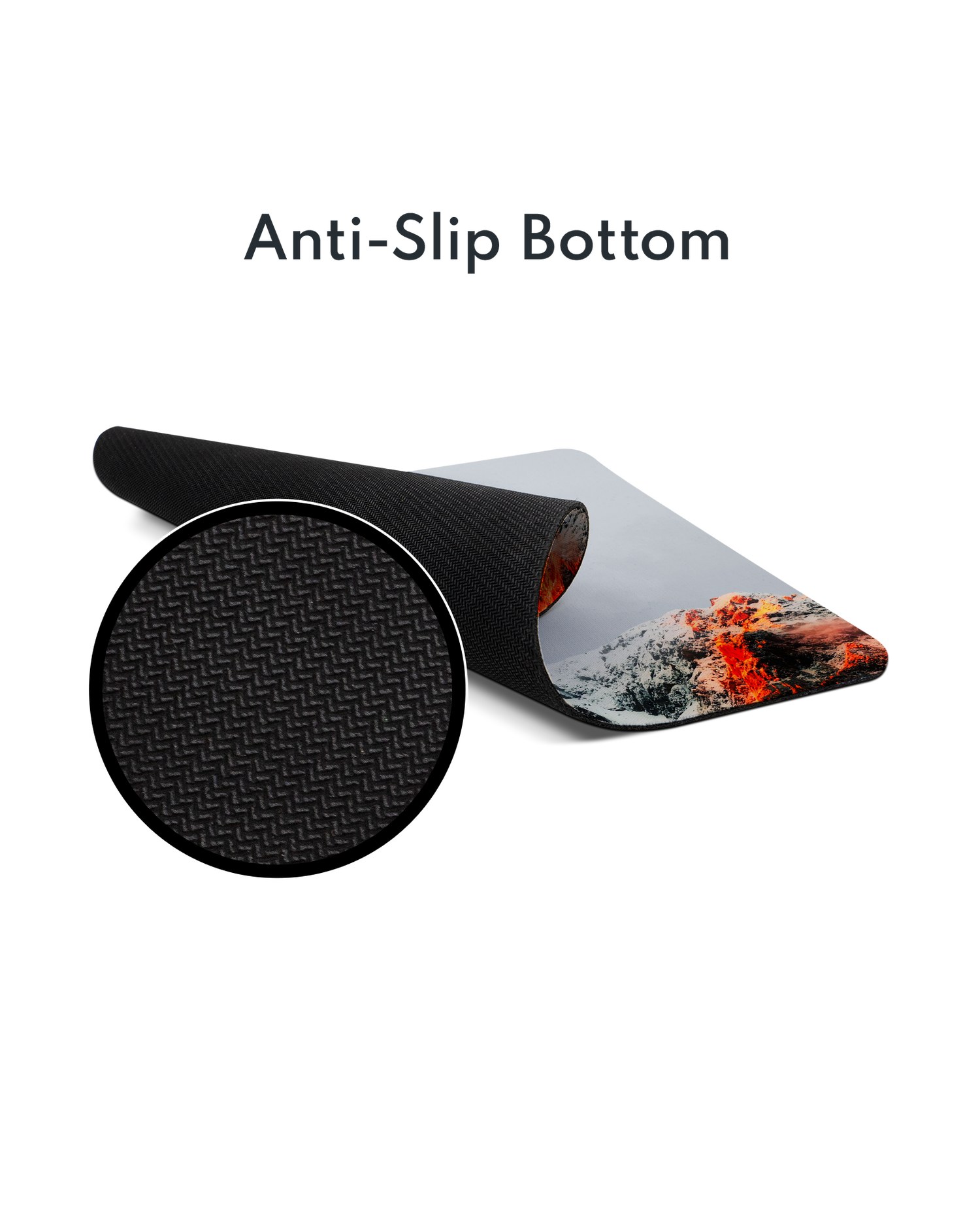 High Peak Mouse Pad with Non-slip Underside