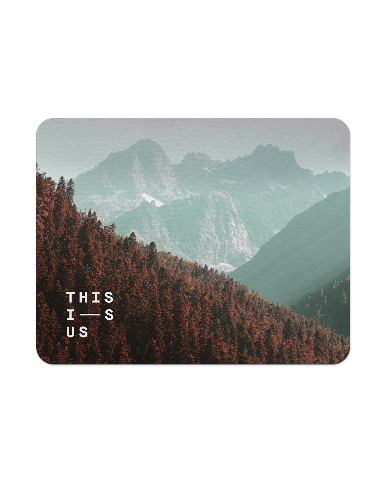 Into the Woods Mouse Pad from Top