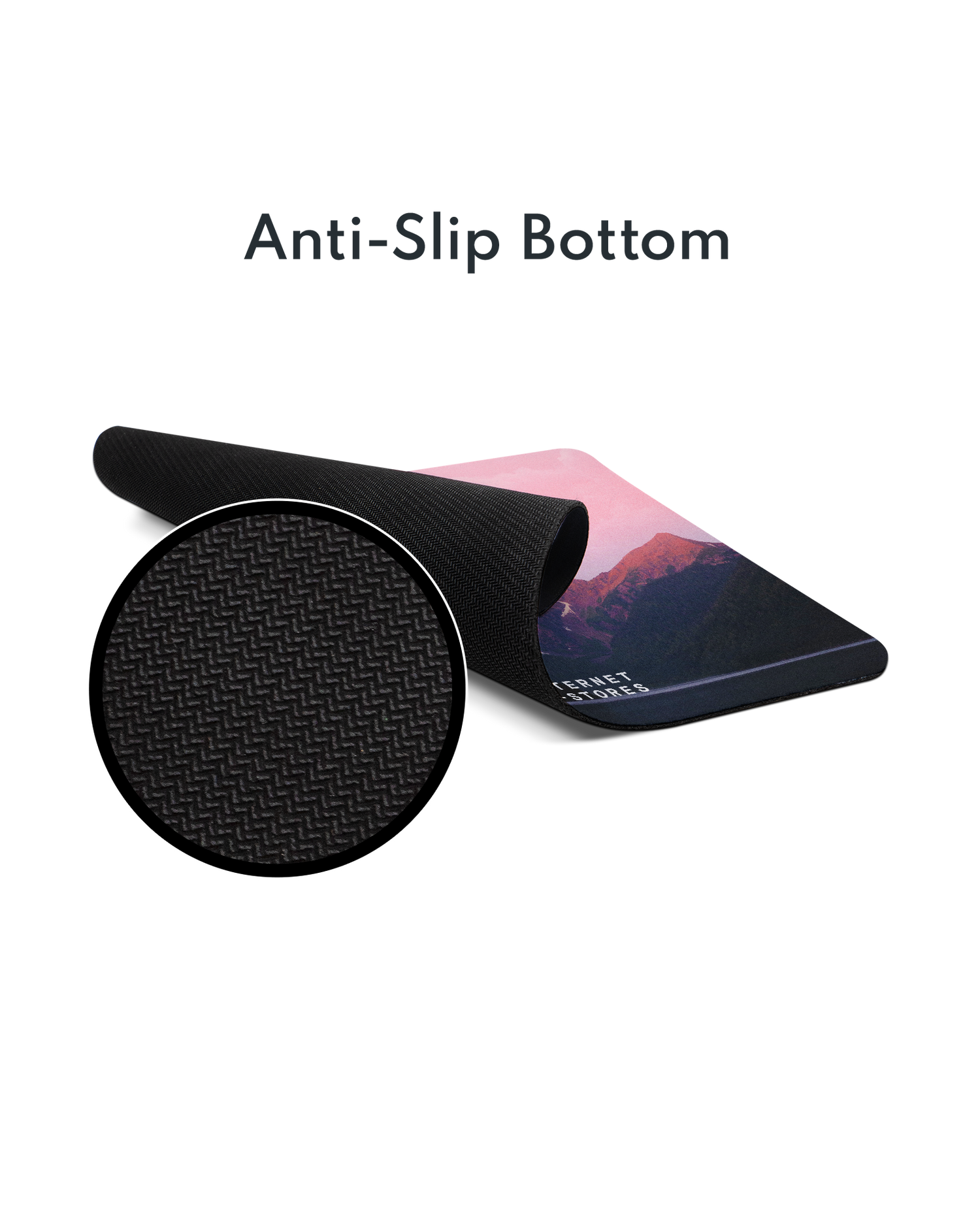 Lake Mouse Pad with Non-slip Underside