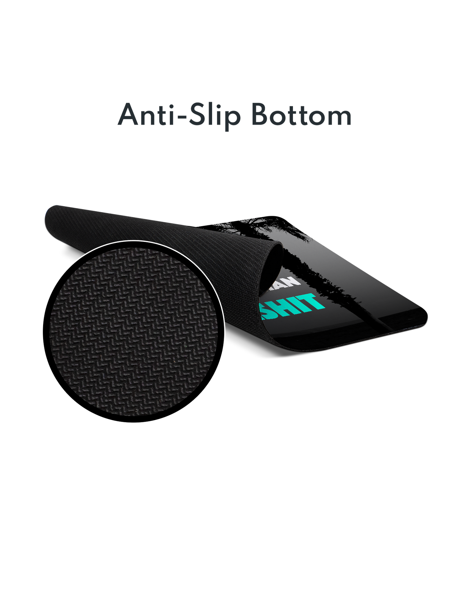 Silence Is Better Mouse Pad with Non-slip Underside