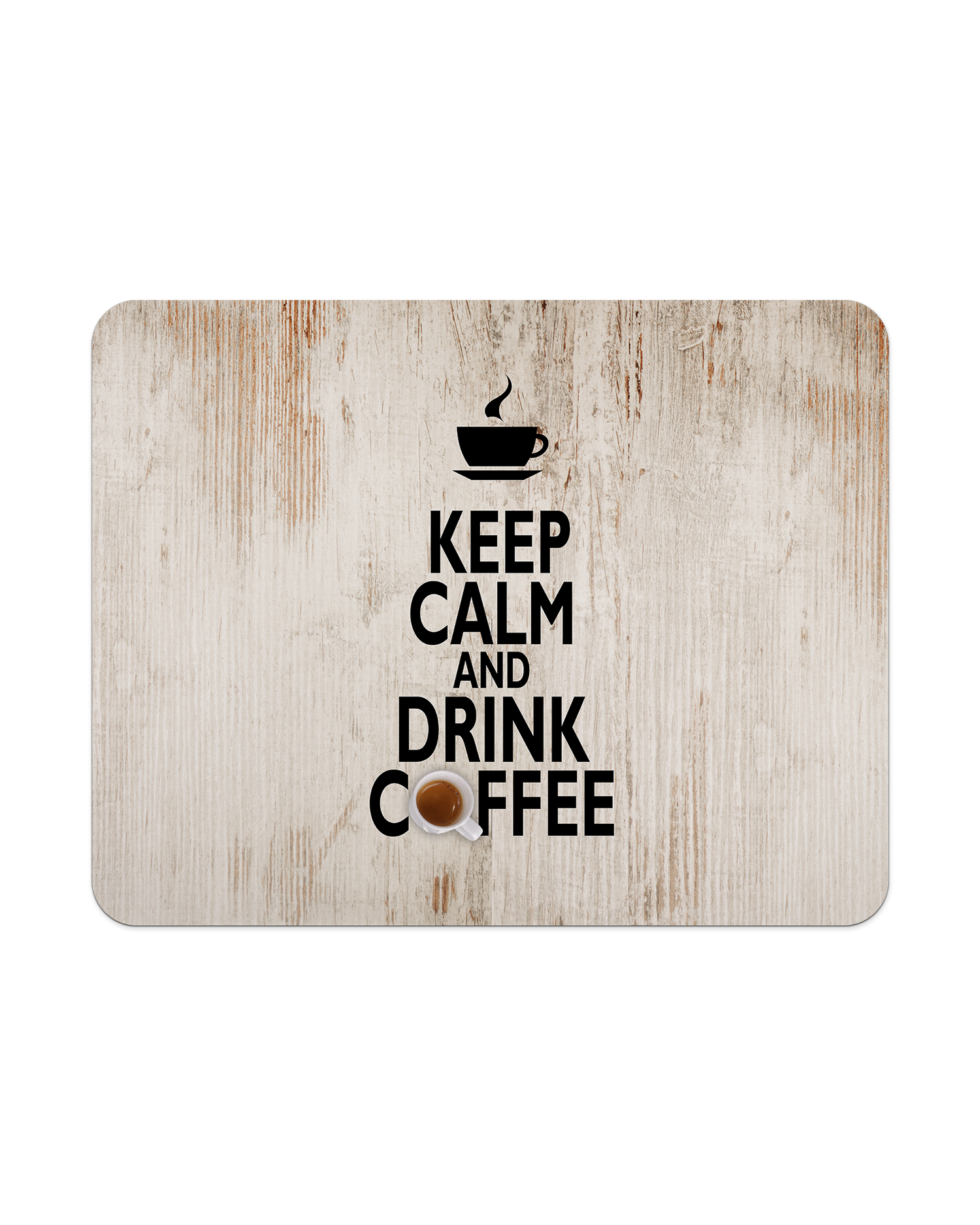 Drink Coffee Mouse Pad from Top