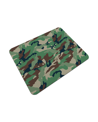 Green and Brown Camo Mouse Pad