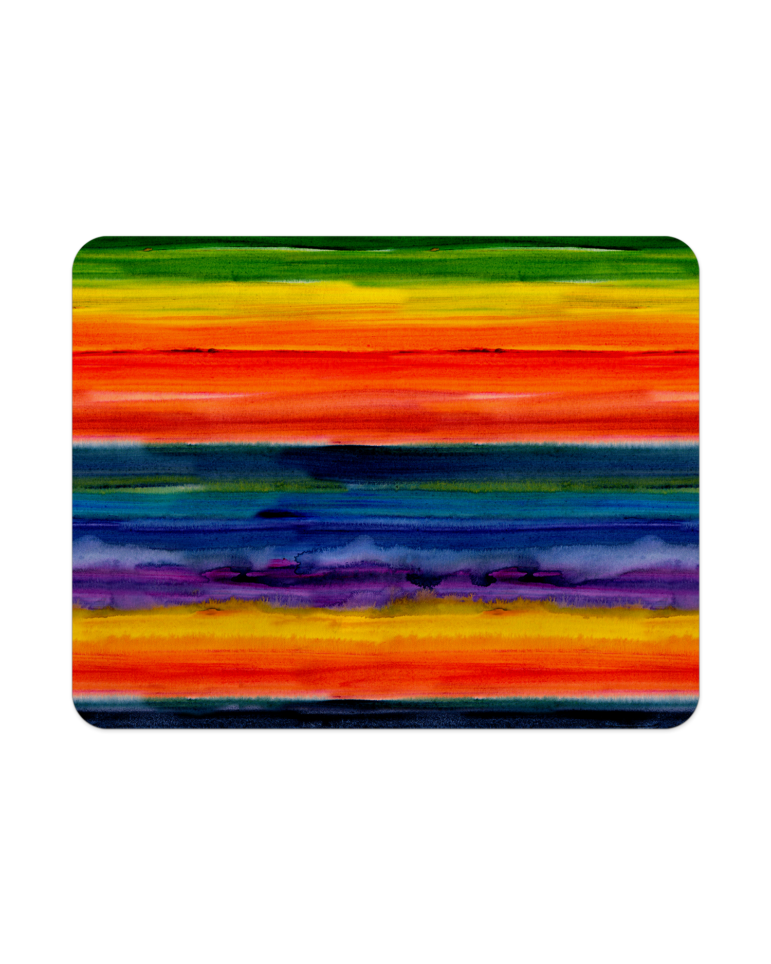 Striped Tie Dye Mouse Pad from Top