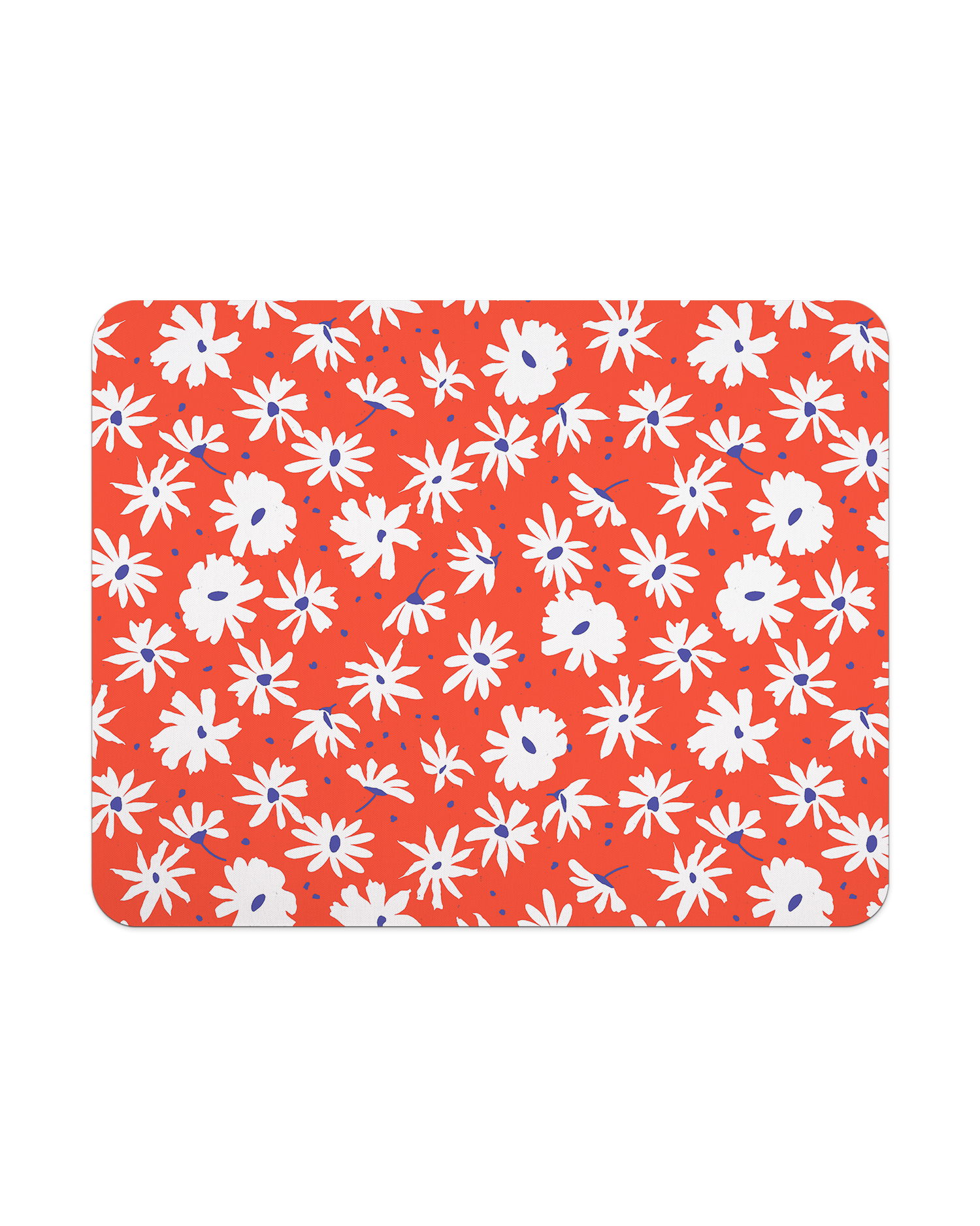 Retro Daisy Mouse Pad from Top