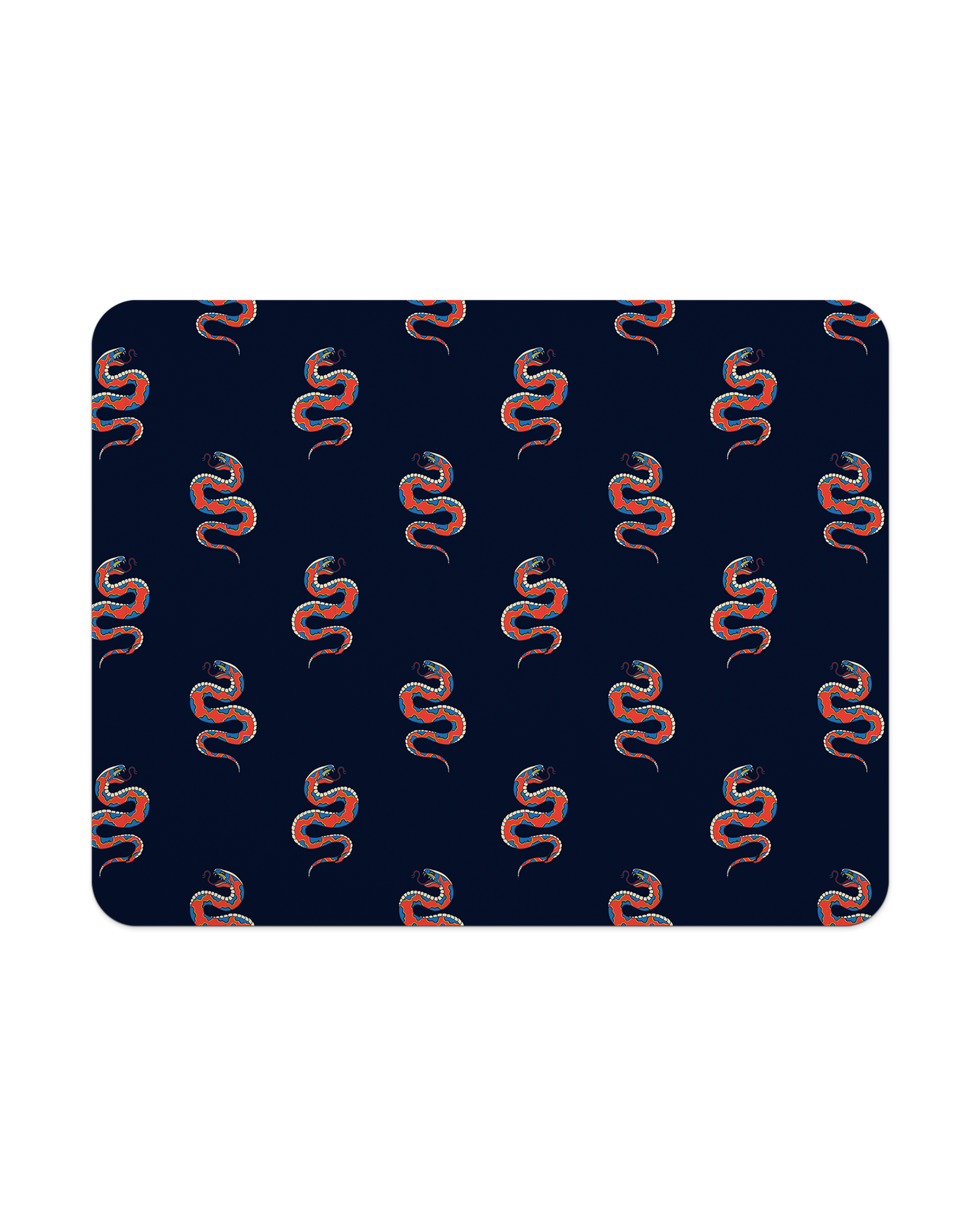 Repeating Snakes Mouse Pad from Top