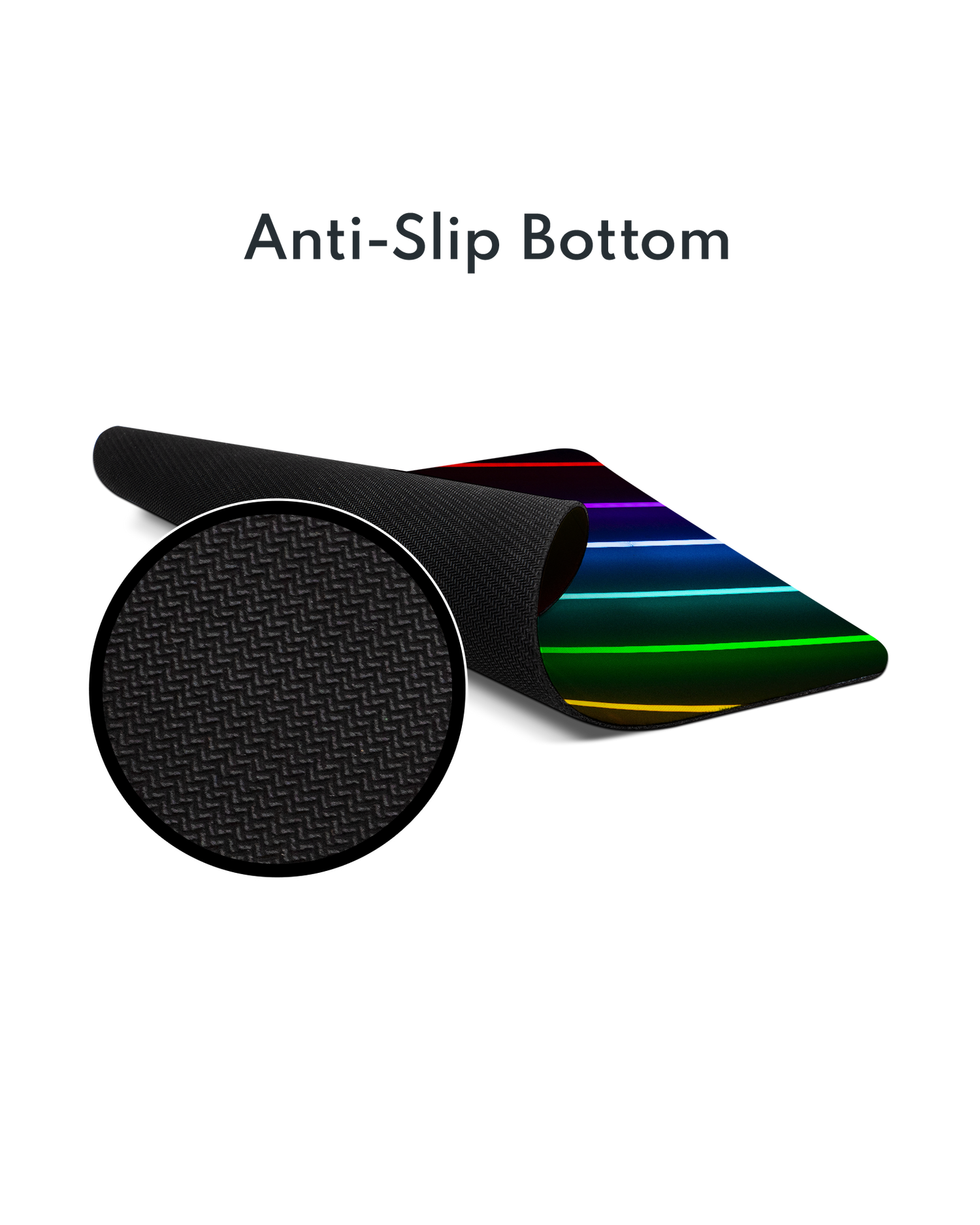 LGBTQ Mouse Pad with Non-slip Underside