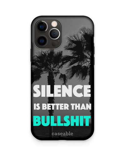 Silence is Better Premium Phone Case Apple iPhone 12, Apple iPhone 12 Pro