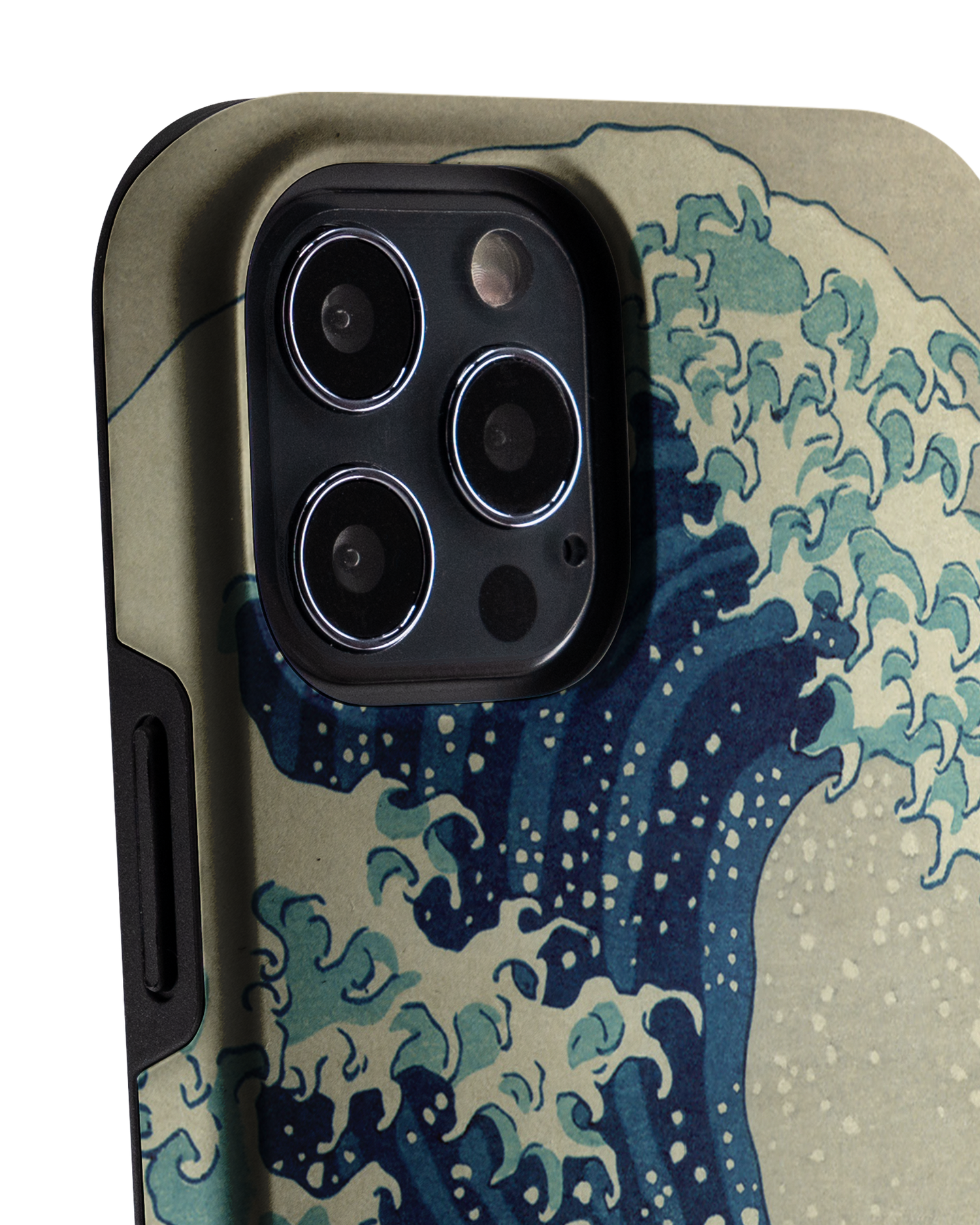 Great Wave Off Kanagawa By Hokusai Premium Phone Case Apple iPhone 12, Apple iPhone 12 Pro: Detail Shot 1