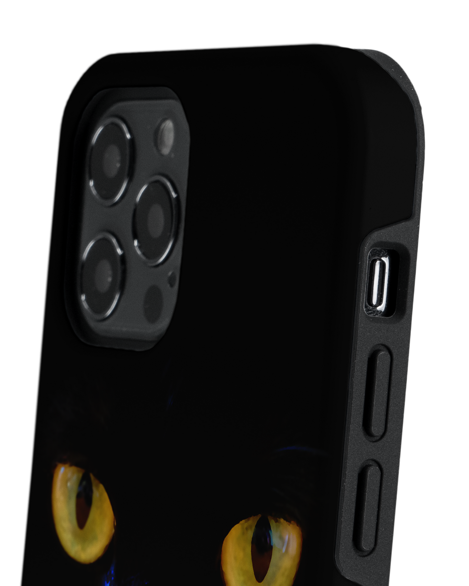 Black Cat Premium Phone Case Apple iPhone 12, Apple iPhone 12 Pro: Detail Shot 2