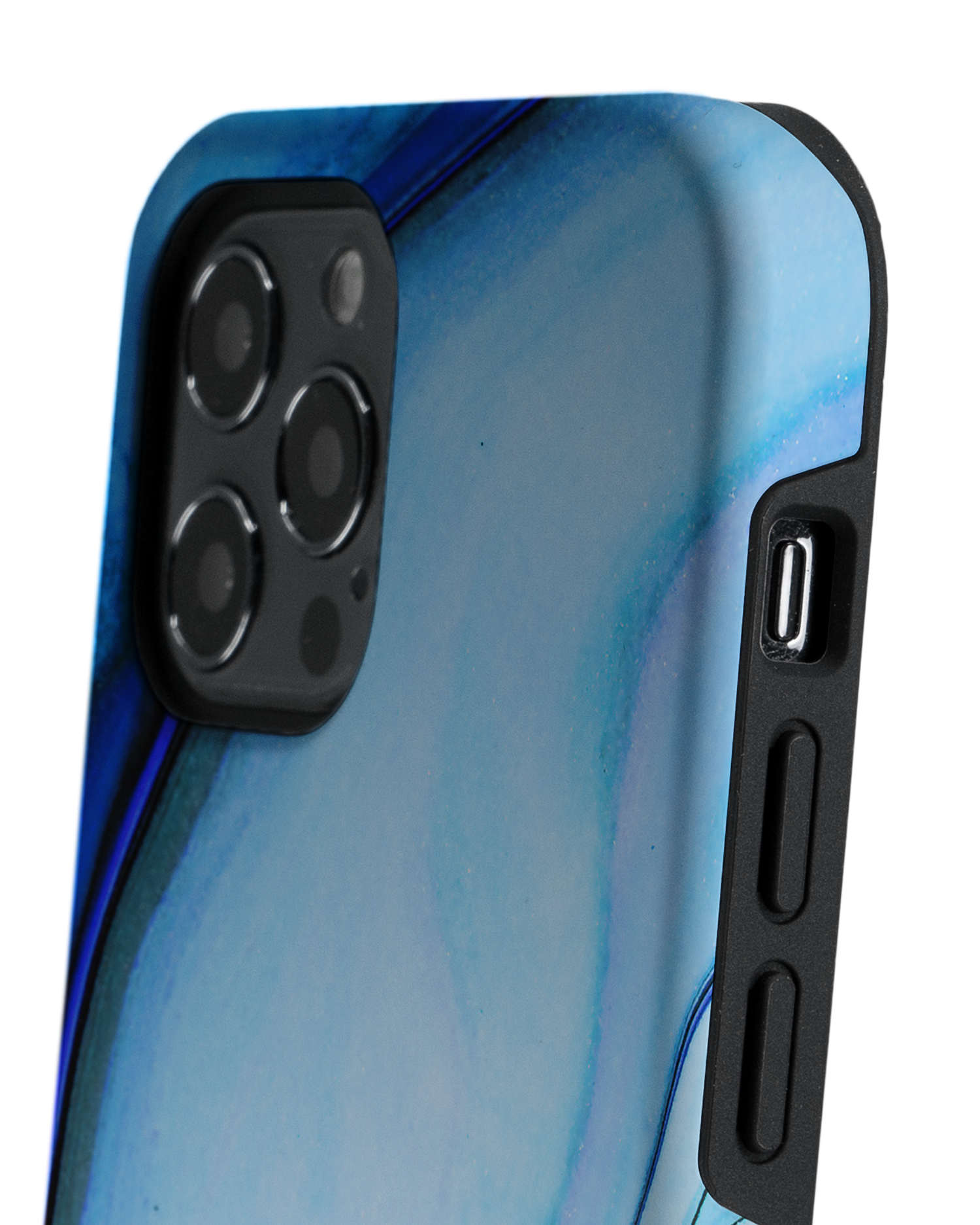Cool Blues Premium Phone Case Apple iPhone 12, Apple iPhone 12 Pro: Detail Shot 2
