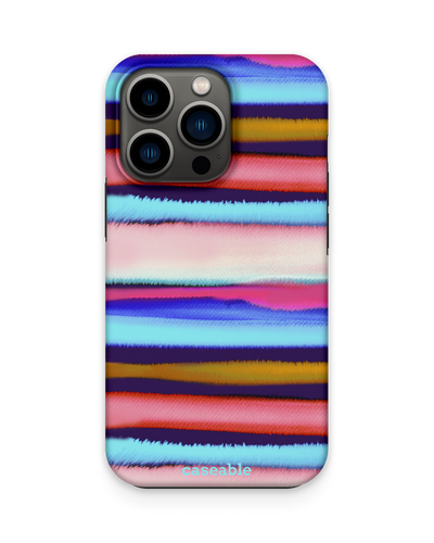 Watercolor Stripes Premium Phone Case Apple iPhone 13 Pro