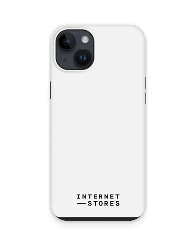 ISG White Premium Phone Case for Apple iPhone 15 Plus