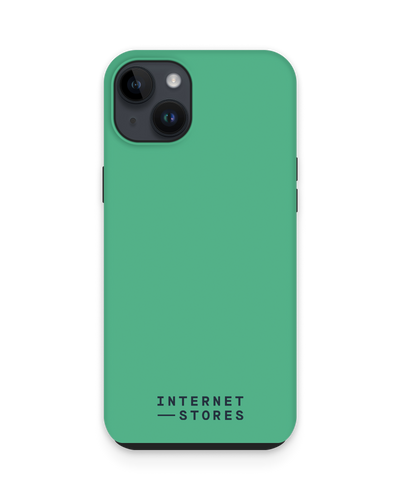 ISG Neon Green Premium Phone Case for Apple iPhone 14 Plus