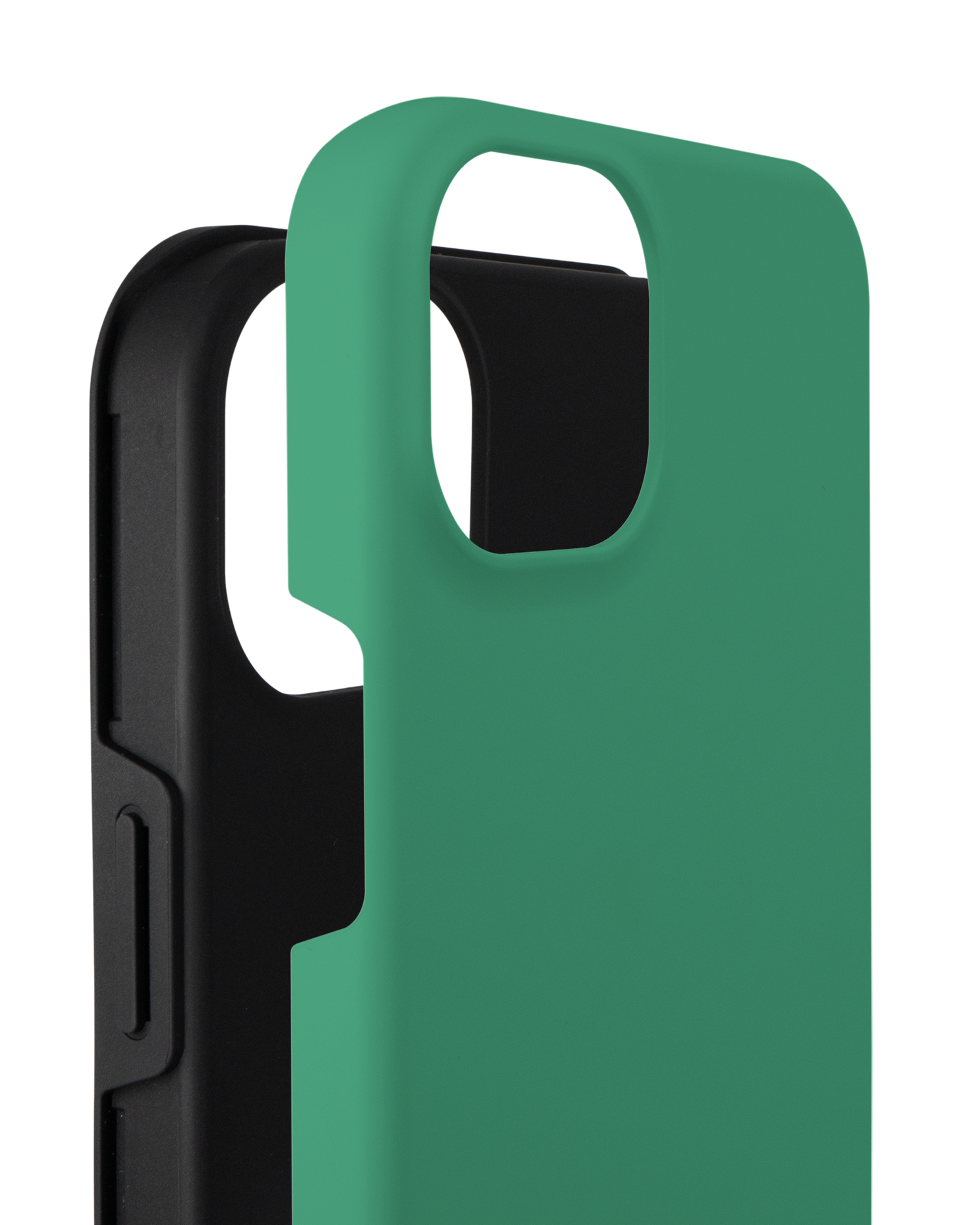 ISG Neon Green Premium Phone Case for Apple iPhone 14 Plus consisting of 2 parts