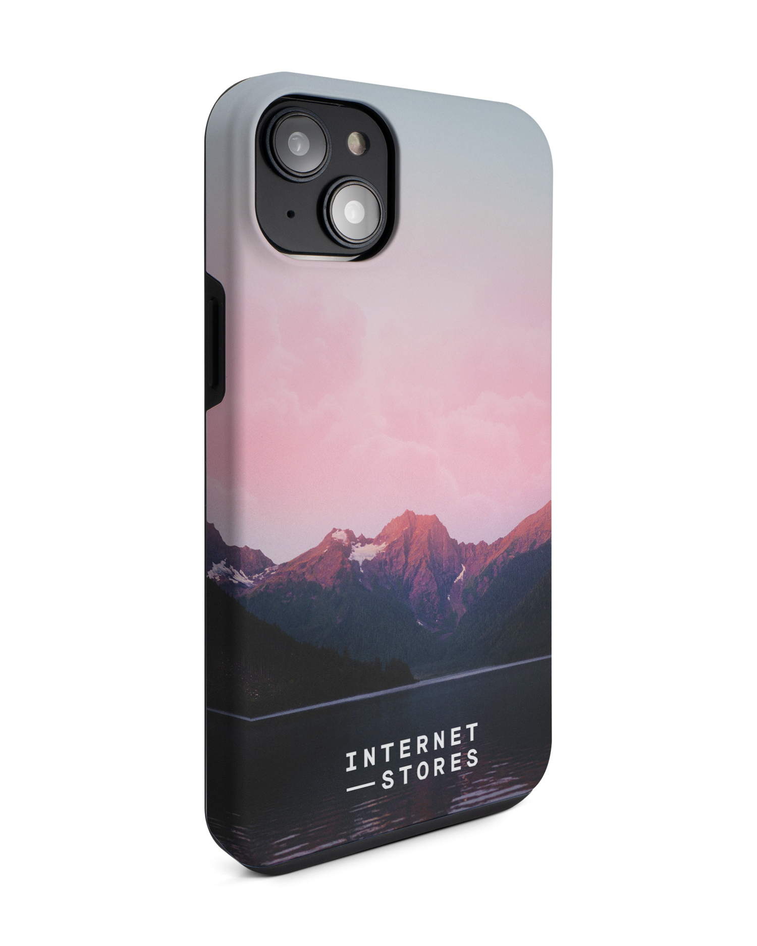 Lake Premium Phone Case for Apple iPhone 14 Plus: View from the left side