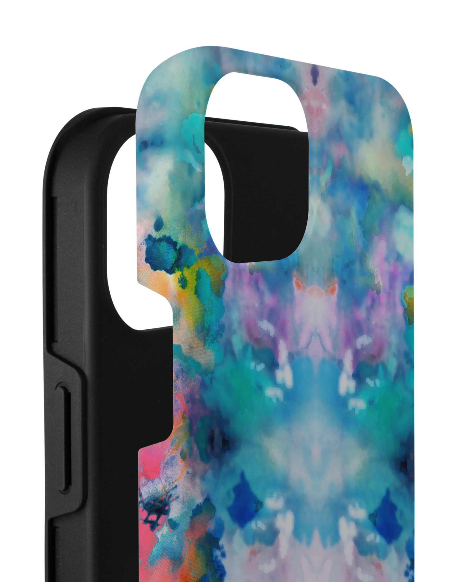 Paint Splatter Premium Phone Case for Apple iPhone 14 Plus consisting of 2 parts