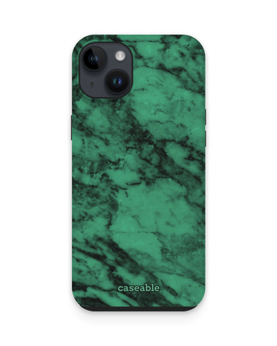 Green Marble Premium Phone Case for Apple iPhone 14 Plus