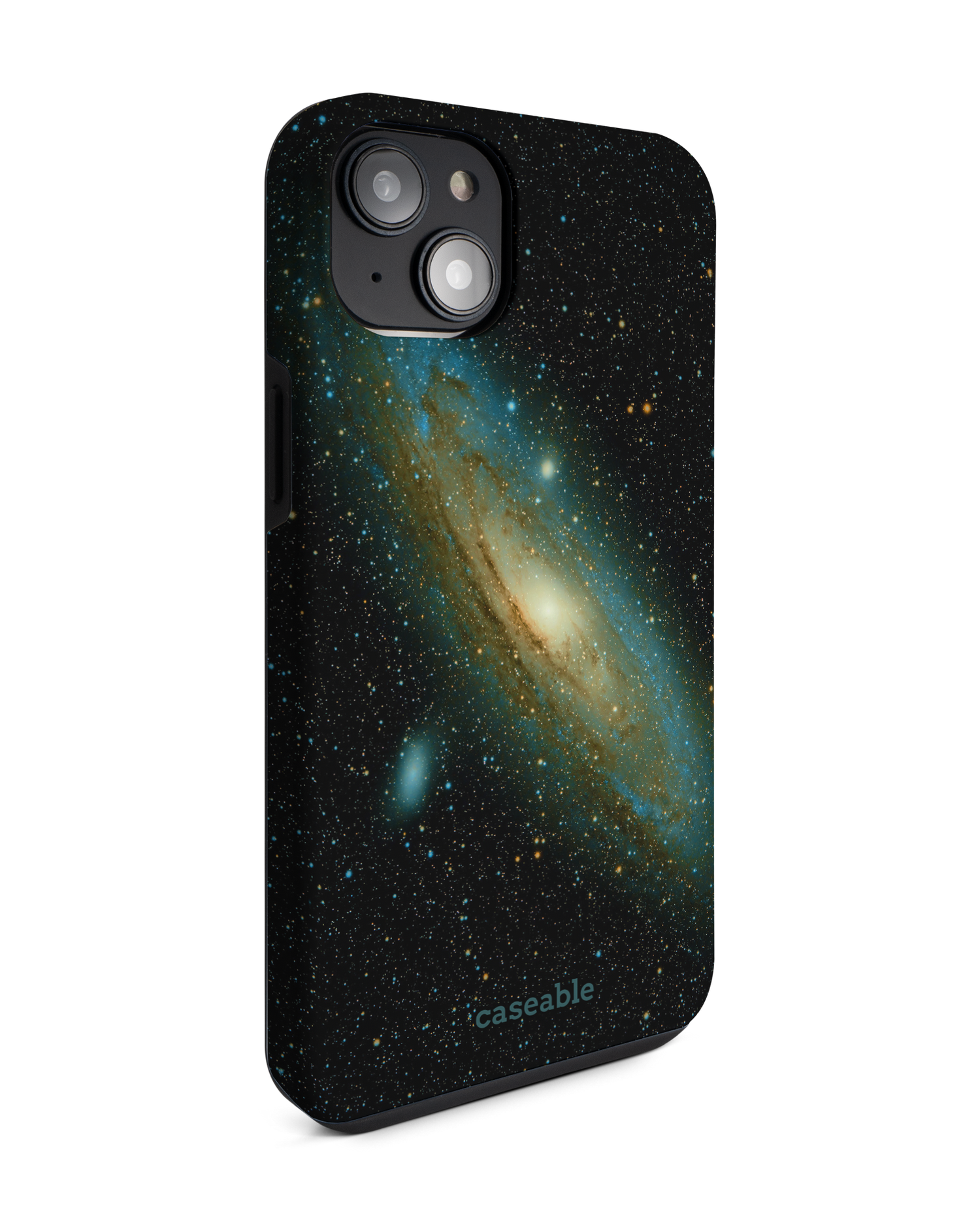 Outer Space Premium Phone Case for Apple iPhone 14 Plus: View from the left side