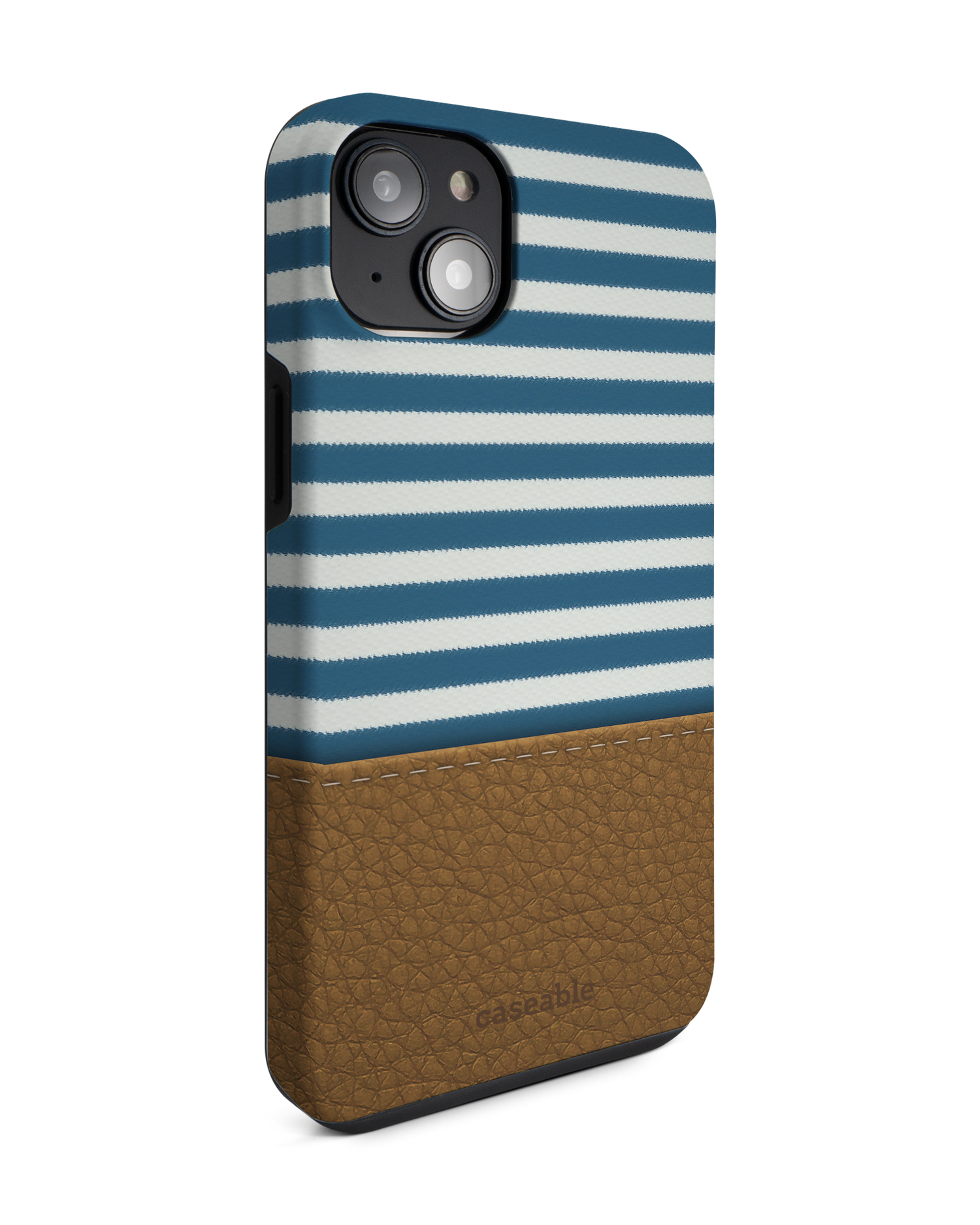 Nautical Premium Phone Case for Apple iPhone 14 Plus: View from the left side