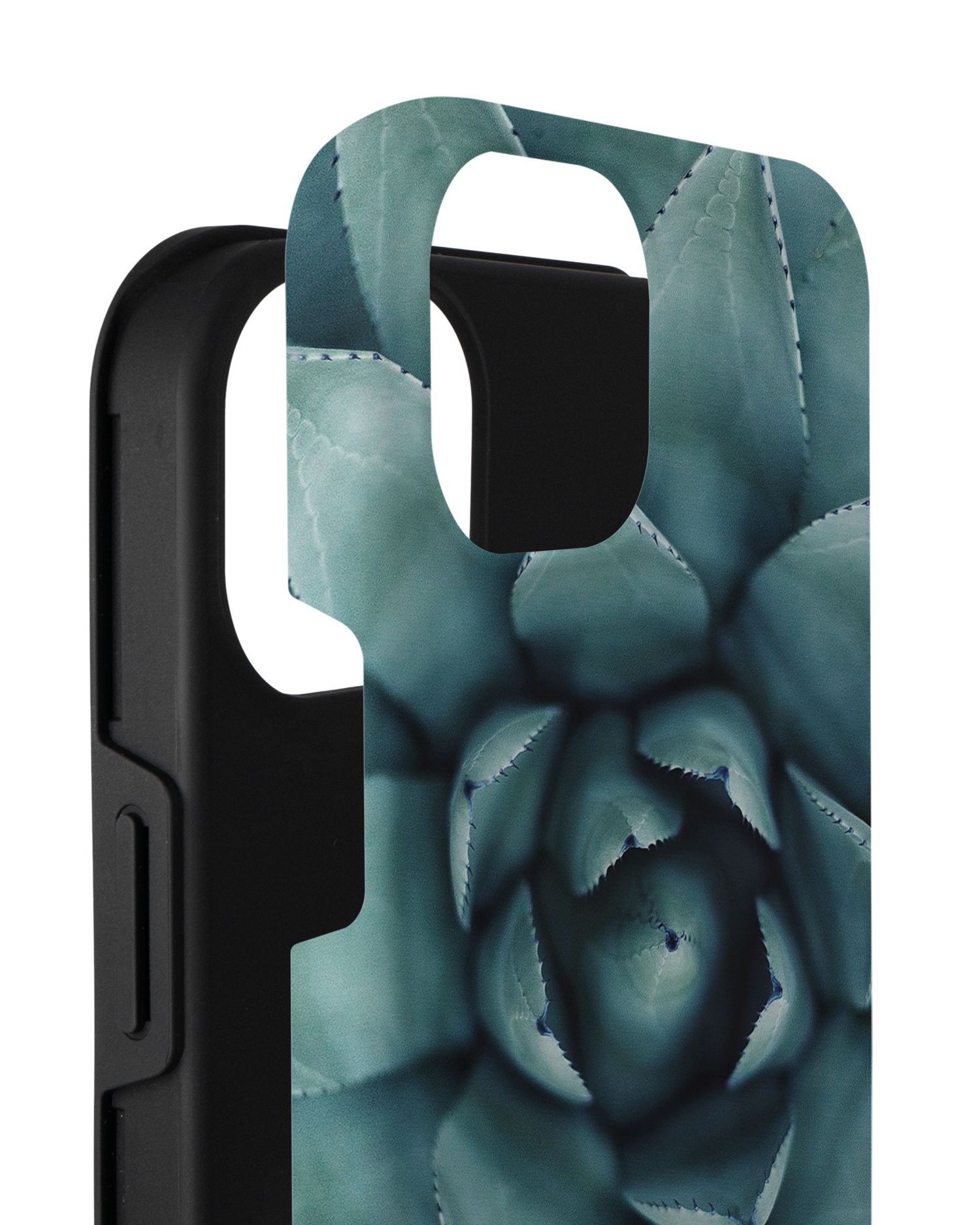 Beautiful Succulent Premium Phone Case for Apple iPhone 14 Plus consisting of 2 parts