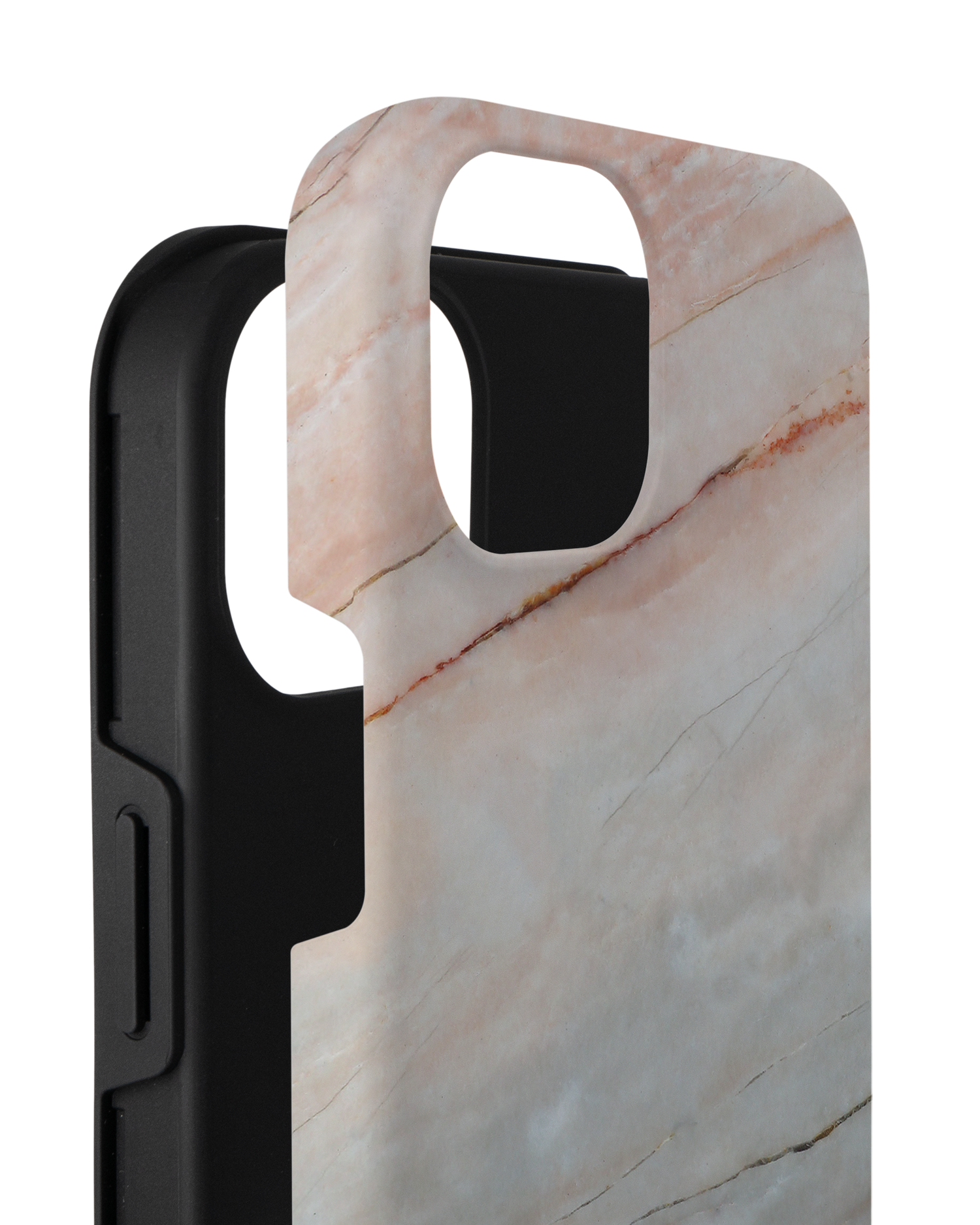 Mother of Pearl Marble Premium Phone Case for Apple iPhone 14 Plus consisting of 2 parts