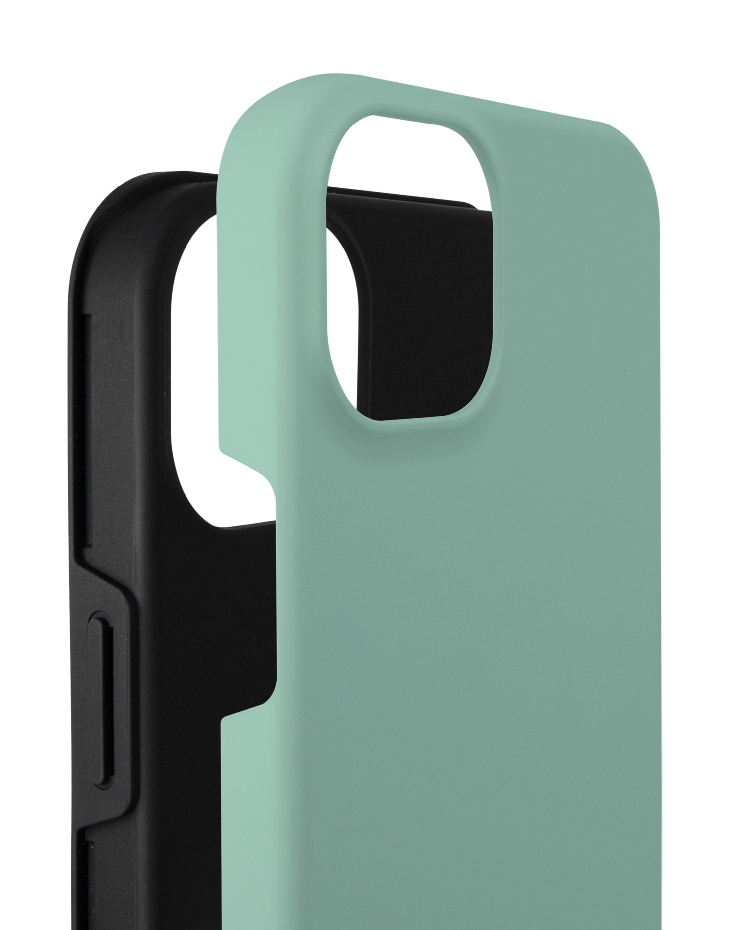LIGHT GREEN Premium Phone Case for Apple iPhone 14 Plus consisting of 2 parts