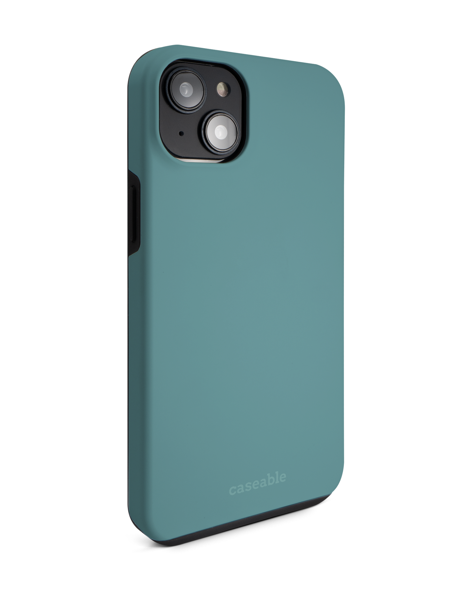 TURQUOISE Premium Phone Case for Apple iPhone 14 Plus: View from the left side