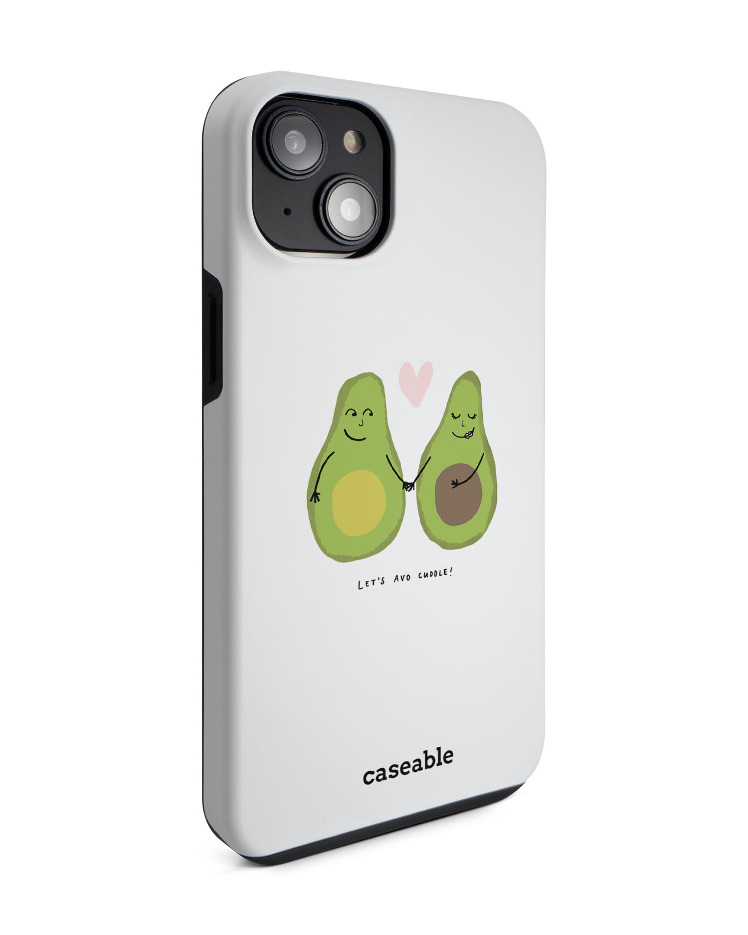 Avocado Premium Phone Case for Apple iPhone 14 Plus: View from the left side