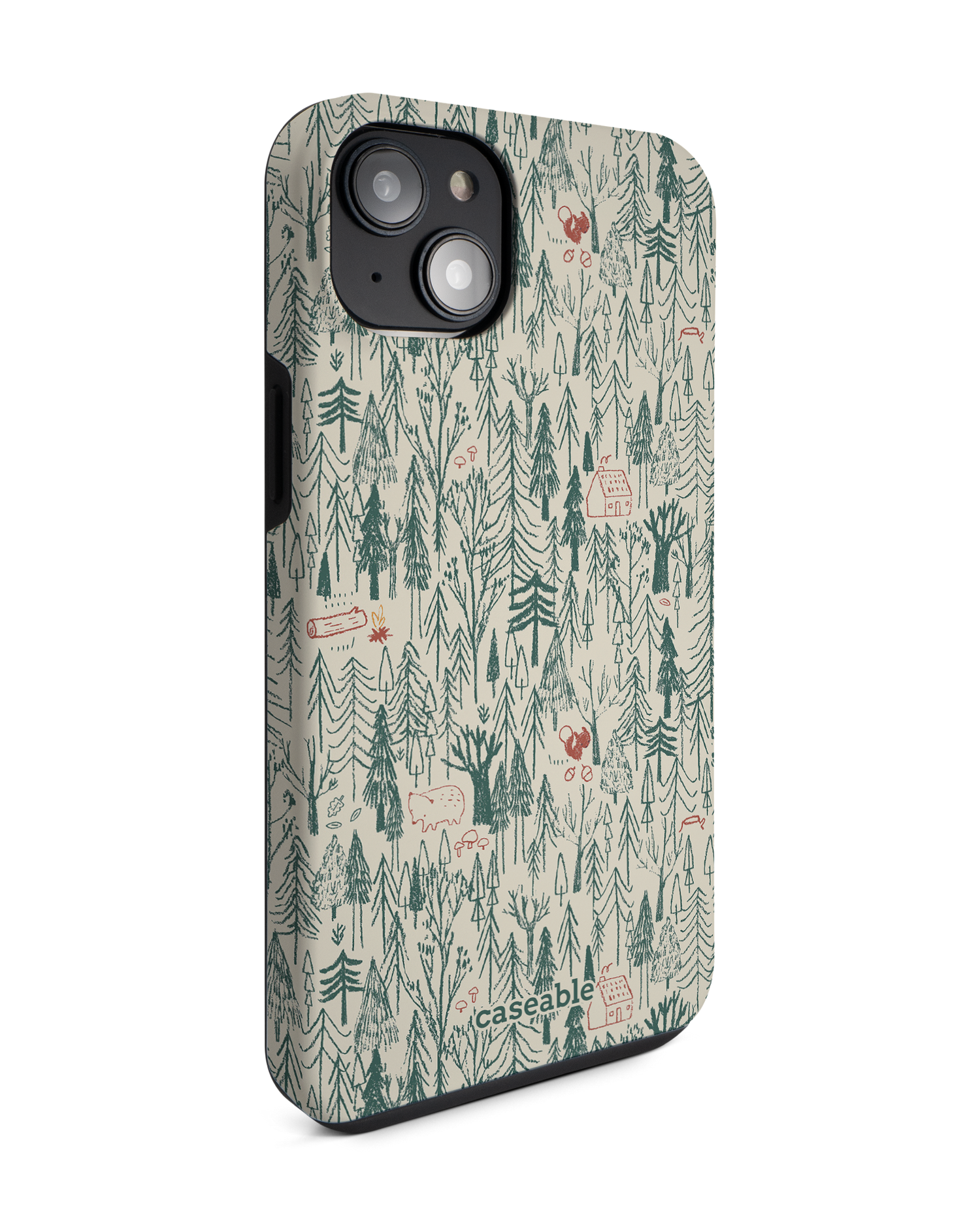 Wonder Forest Premium Phone Case for Apple iPhone 14 Plus: View from the left side