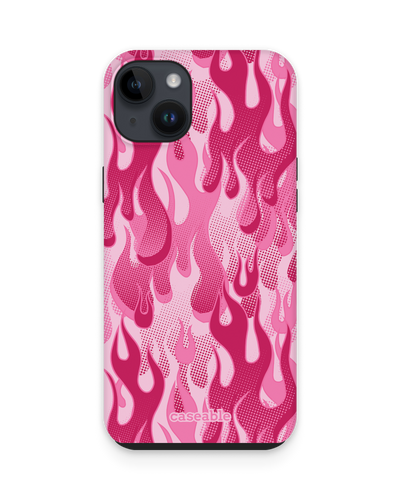 Pink Flames Premium Phone Case for Apple iPhone 14 Plus
