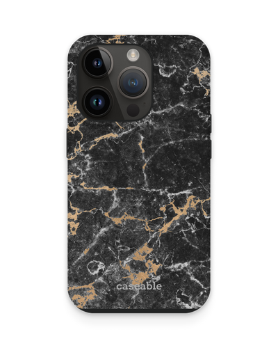 Marble and Gold Premium Phone Case for Apple iPhone 15 Pro