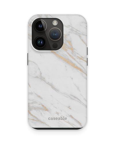 Gold Marble Elegance Premium Phone Case for Apple iPhone 14 Pro