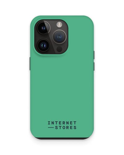 ISG Neon Green Premium Phone Case for Apple iPhone 15 Pro