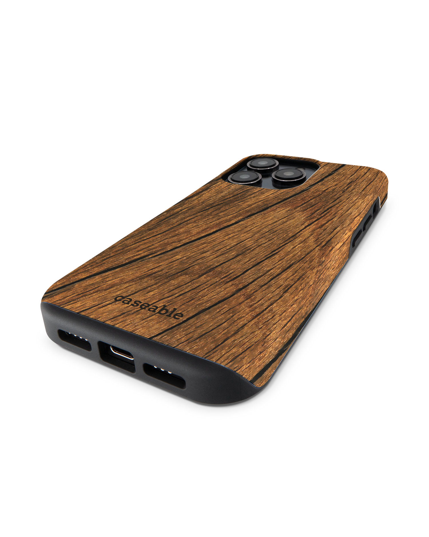 Wood Premium Phone Case for Apple iPhone 14 Pro: Lying