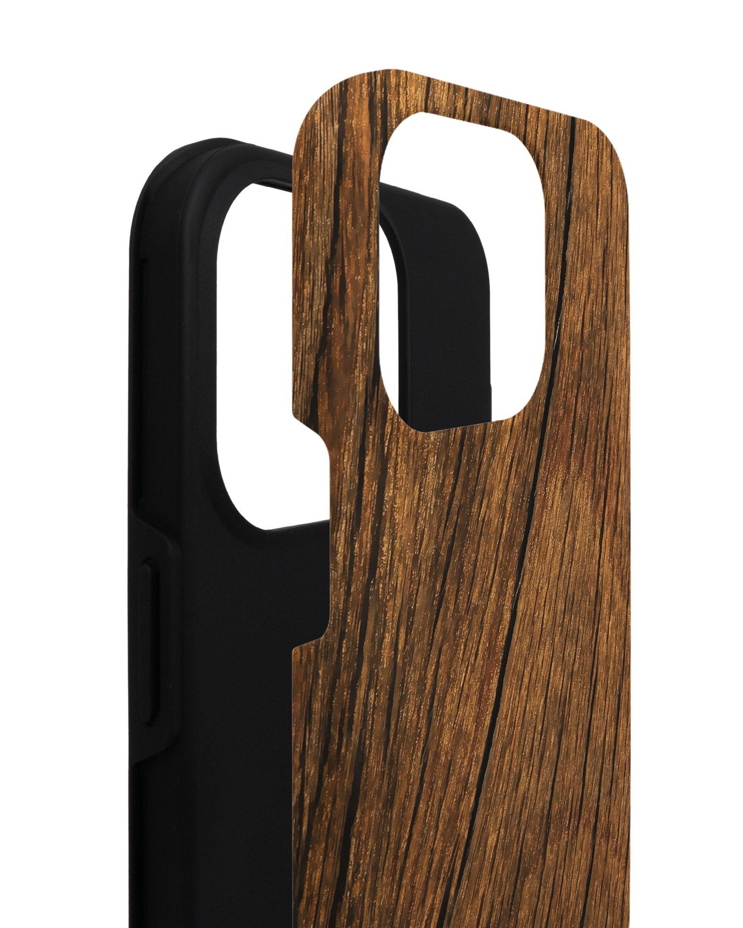 Wood Premium Phone Case for Apple iPhone 14 Pro consisting of 2 parts