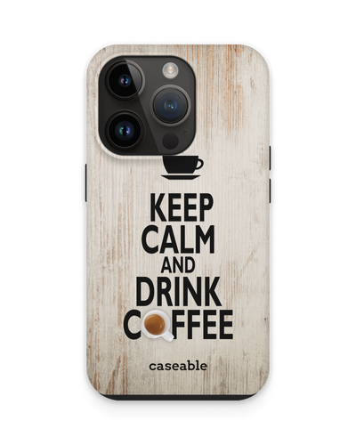 Drink Coffee Premium Phone Case for Apple iPhone 14 Pro