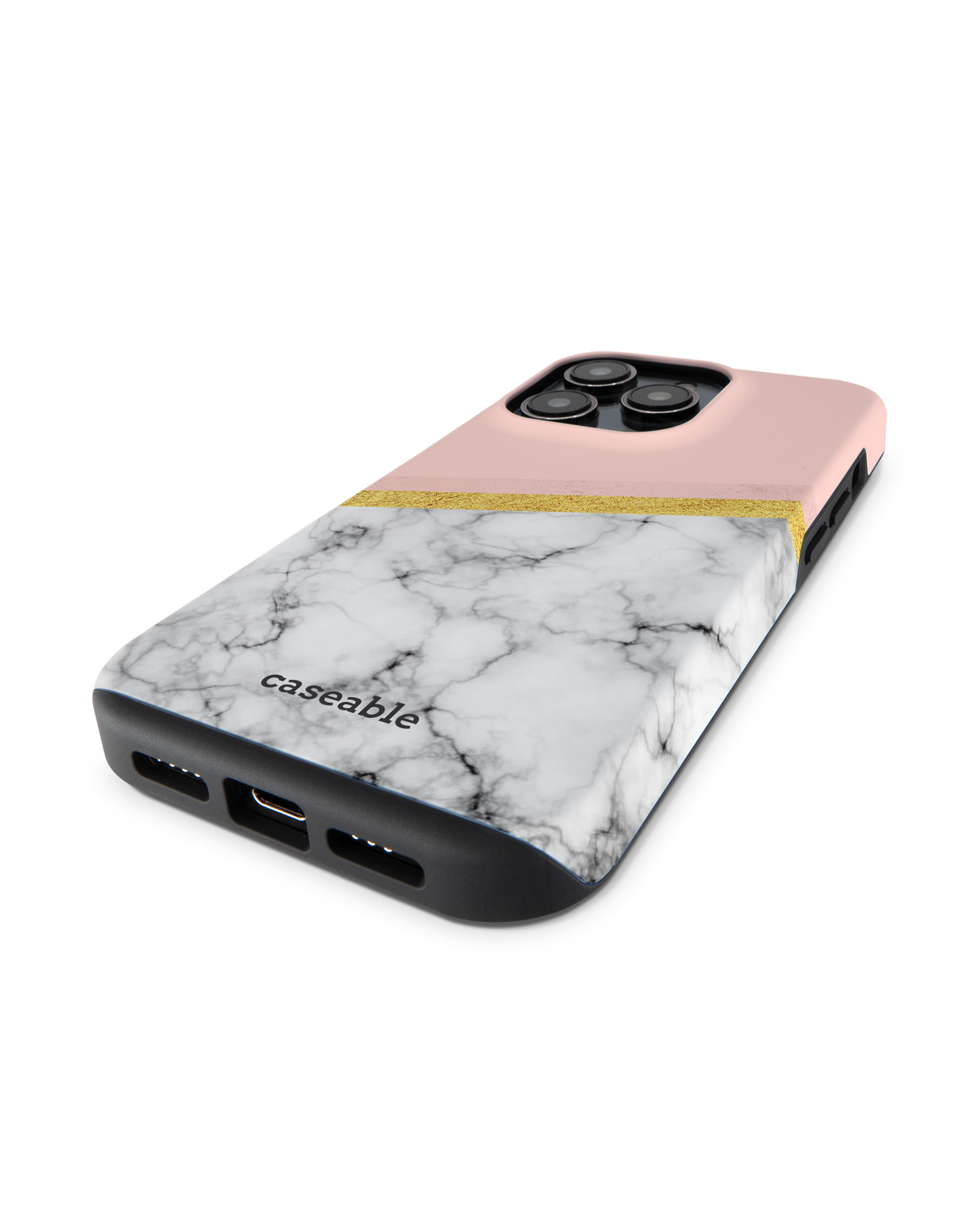 Marble Slice Premium Phone Case for Apple iPhone 14 Pro: Lying