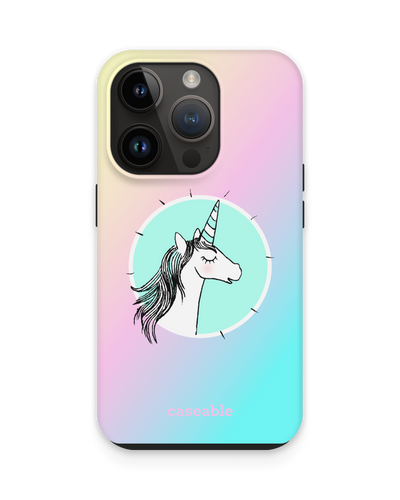 Happiness Unicorn Premium Phone Case for Apple iPhone 14 Pro